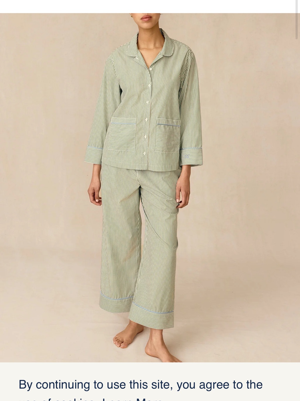 Lake Poplin Piped Pajamas